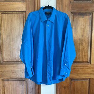 Alexander Julian Colours Bright Blue Button Down Shirt XL
